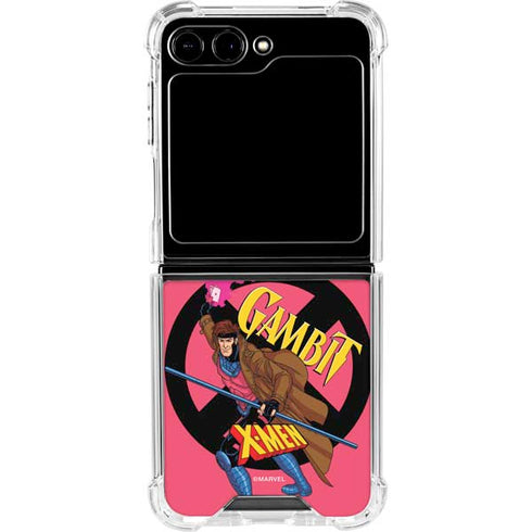 Marvel X-Men Gambit Galaxy Z Flip6 Clear Case